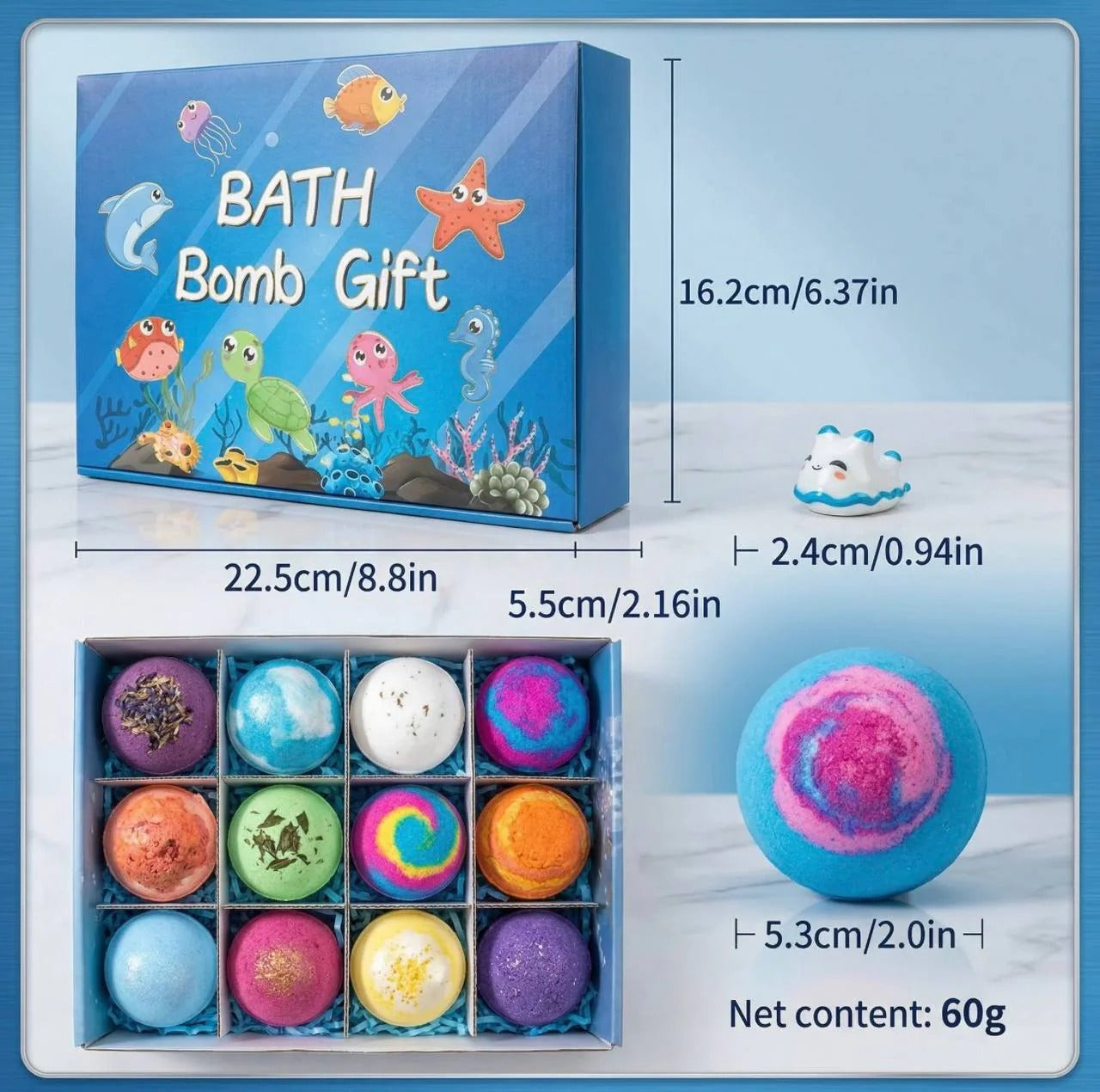 Educational Bath Bomb Set — 7 Themed Designs to Boost Kids’ Curiosity & Imagination