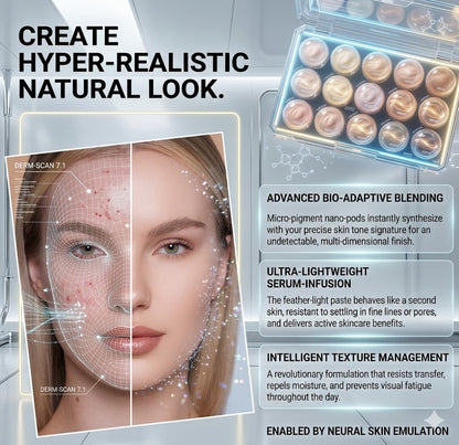 15-Shade Cream Concealer & Contour Palette - Color Correcting Camouflage Kit for All Skin Tones - Waterproof Professional Makeup Foundation Paleta