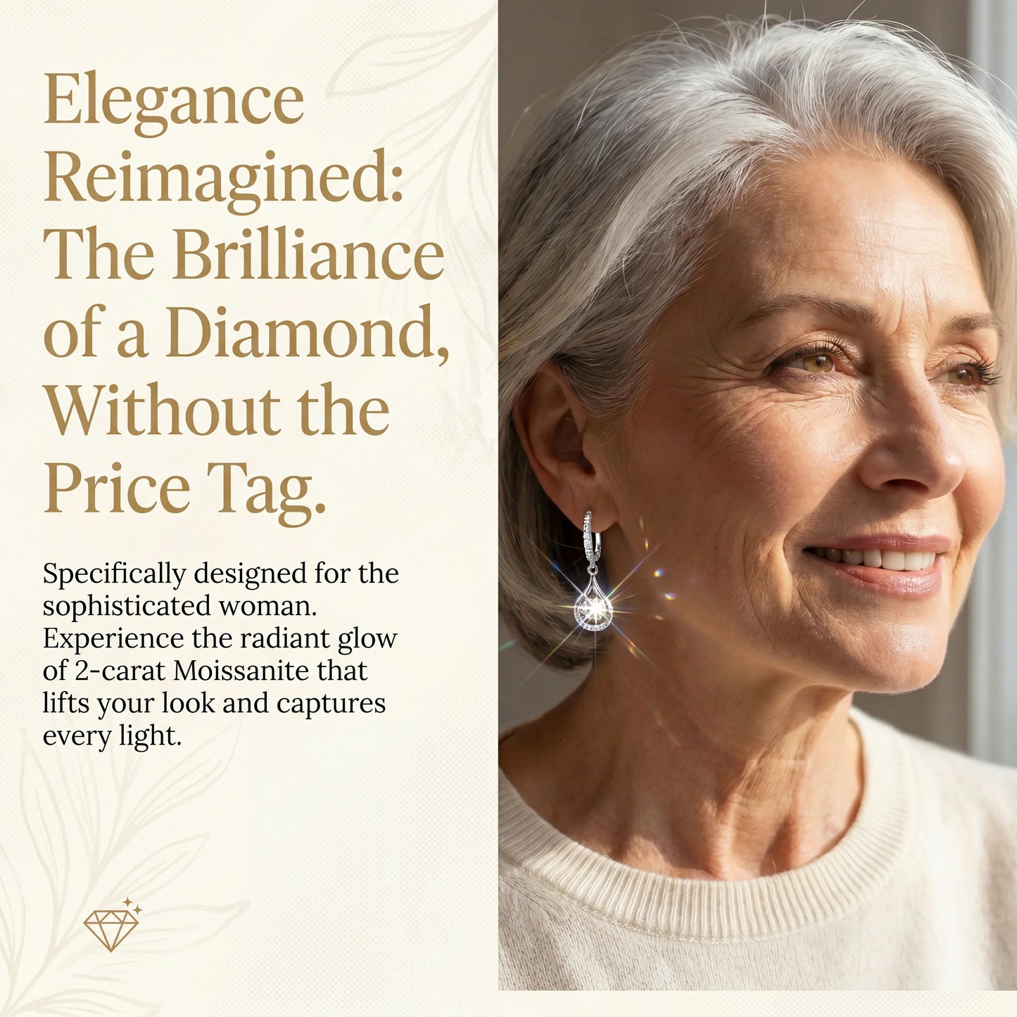🔥 90% OFF TODAY: 1-Carat "Dancing" Moissanite Earrings – The Pure S925 Comfort & Sparkle You Deserve 💖