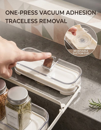 Foldable Kitchen Sink Mesh Filter Rack – Suction Cup Drainage Basket for Food Residue – Space-Saving Sink Waste Strainer Holder for Leftovers & Peels