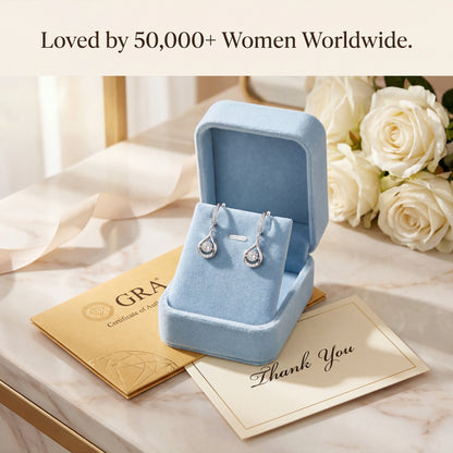 🔥 90% OFF TODAY: 1-Carat "Dancing" Moissanite Earrings – The Pure S925 Comfort & Sparkle You Deserve 💖