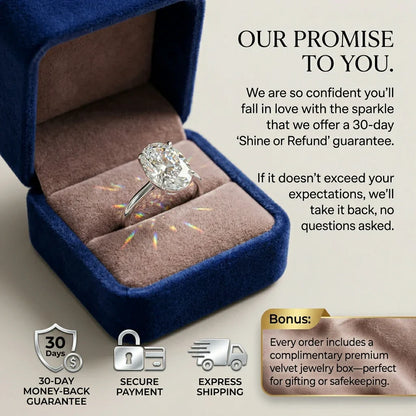 🔥 90% OFF TODAY: 5-Carat "Hand-Lift" Oval Sparkler — Stop Saving Your Radiance for "Someday" and Wear the Luxury You Deserve Every Day 💖
