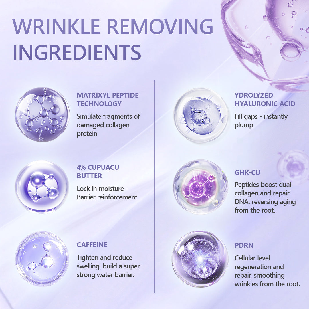 ✅GHK-CU and PDRN Anti-wrinkle Cream | Smooths fine facial lines, resists fatigue, repairs stretch marks, repairs sagging arms and legs, and eliminates sagging breasts