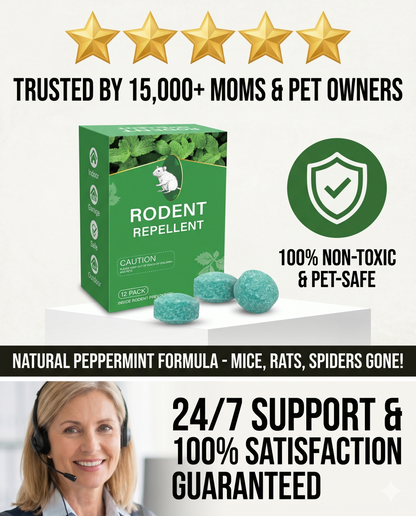Peppermint Pest Repellent Balls - Mice Rats Spiders Gone!--Safe For Pets