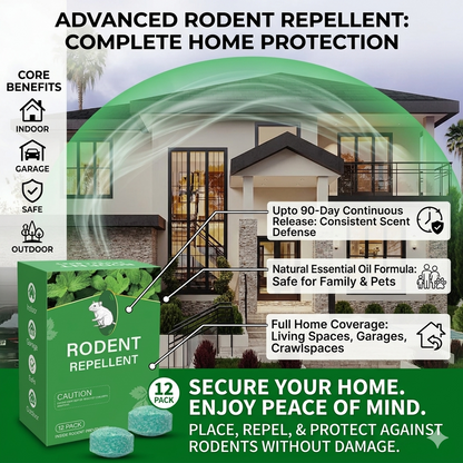 Peppermint Pest Repellent Balls - Mice Rats Spiders Gone!--Safe For Pets