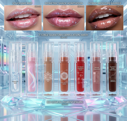 Glass-Shine Crystal Lip Glow Oil - Hydrating Plumping Lip Stain, Moisture-Lock Tinted Gloss for Natural Daily Look, Dewy Finish