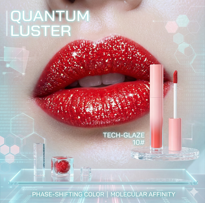 Sexy Red Metallic Shimmer Liquid Lipstick - 18 Shades Diamond Glitter Lip Gloss for Waterproof & Long-Wear Glamour Makeup