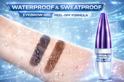 Waterproof Peel-Off Eyebrow Tint Gel - Long Lasting Semi-Permanent Brow & Freckle Dye Cream, Smudge-Proof Cosmetic Makeup Tool